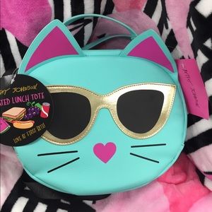 NWT Betsey Johnson cool cat lunch cooler bag